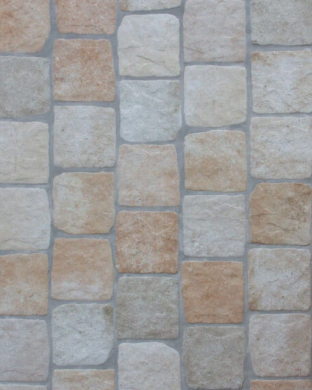 Country Beige 15x15 - Carrelage effet pavé rustique (carton de 0,81 m²)