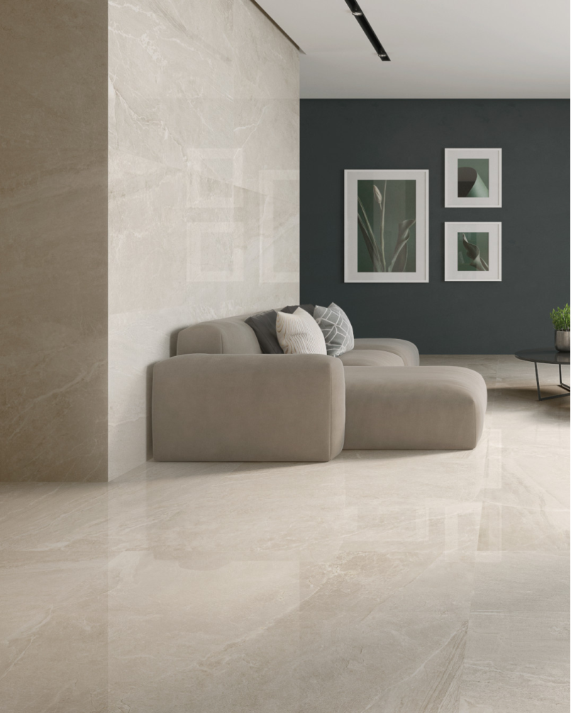 Tempo Cotton Poli 60x120 - Carrelage effet pierre (carton de 1,44 m²)