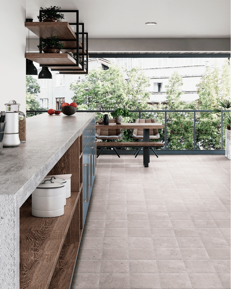 White Stone 20x20 - Carrelage effet pierre (carton de 1 m²)