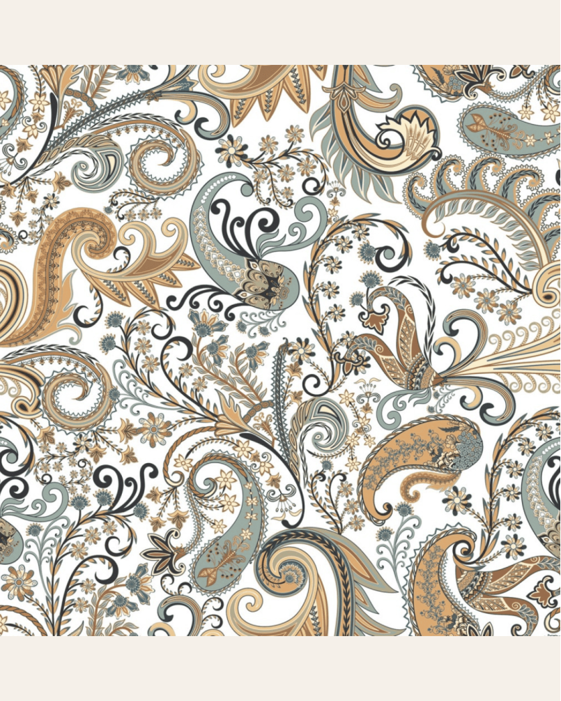 Paisley Mysore 25x25 - Carrelage Style Cachemire (carton de 1 m²)