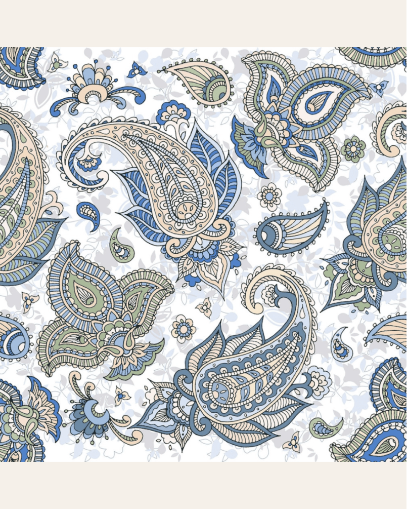 Paisley Hawa 25x25 - Carrelage Style Cachemire (carton de 1 m²)