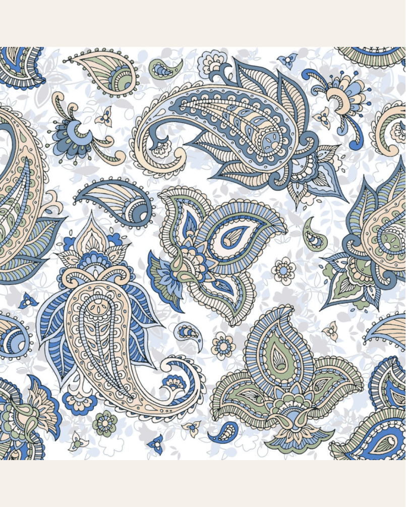 Paisley Hawa 25x25 - Carrelage Style Cachemire (carton de 1 m²)