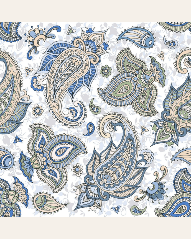 Paisley Hawa 25x25 - Carrelage Style Cachemire (carton de 1 m²)