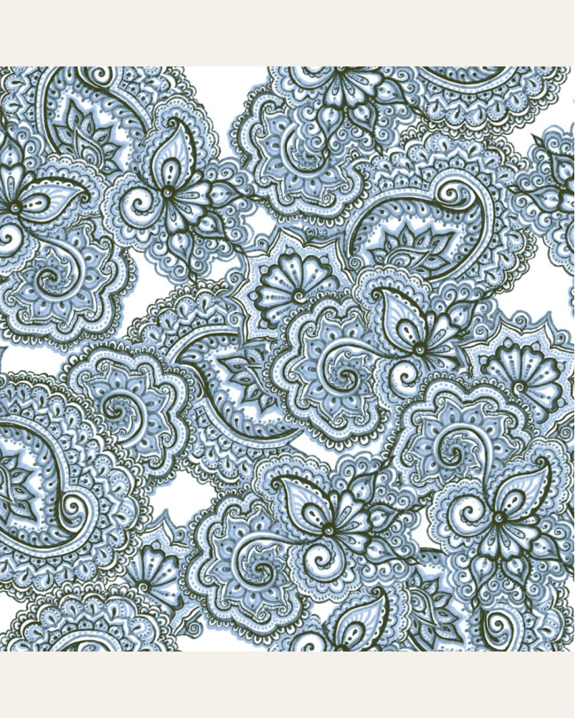 Paisley Laxmi 25x25 - Carrelage Style Cachemire (carton de 1 m²)