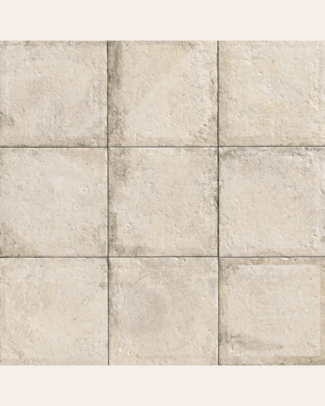 Norland White 20x20 - Carrelage effet pierre (carton de 1 m2)
