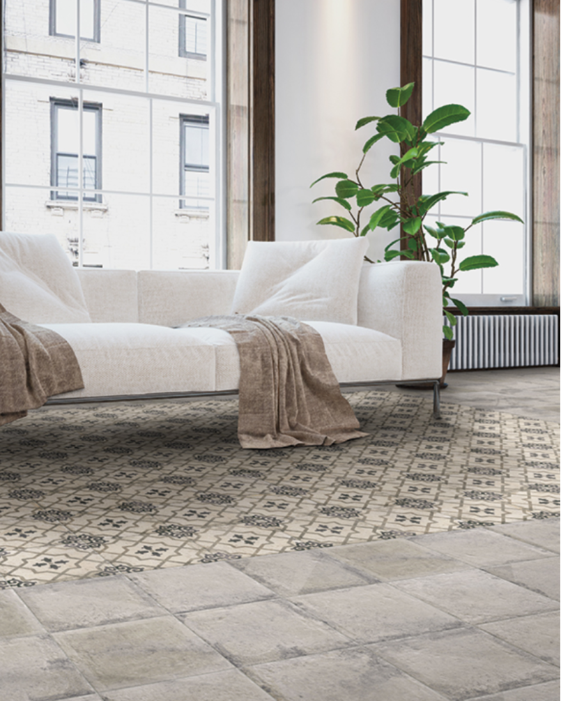 Norland Grey 20x20 - Carrelage effet béton (carton de 1 m2)