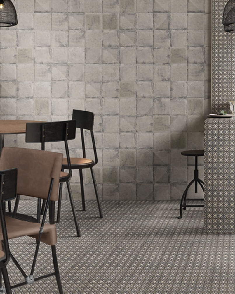 Norland Grey 20x20 - Carrelage effet béton (carton de 1 m2)