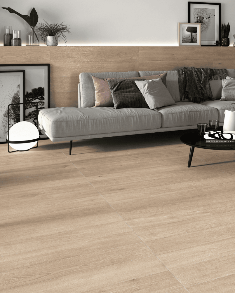 Hardwood Roble 20x120 - Carrelage imitation parquet (carton de 1,16 m²)