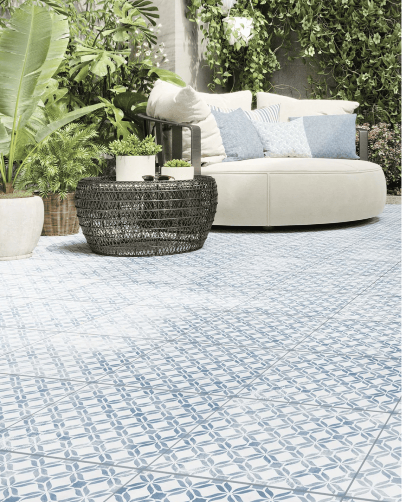 Fresco Blue 32,9x32,9 - Carrelage antidérapant (carton de 0,65 m2)