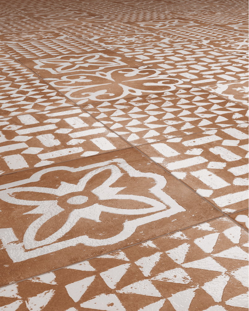 Kasma Natural 20x20 - Carrelage style traditionnel (carton de 1 m²)