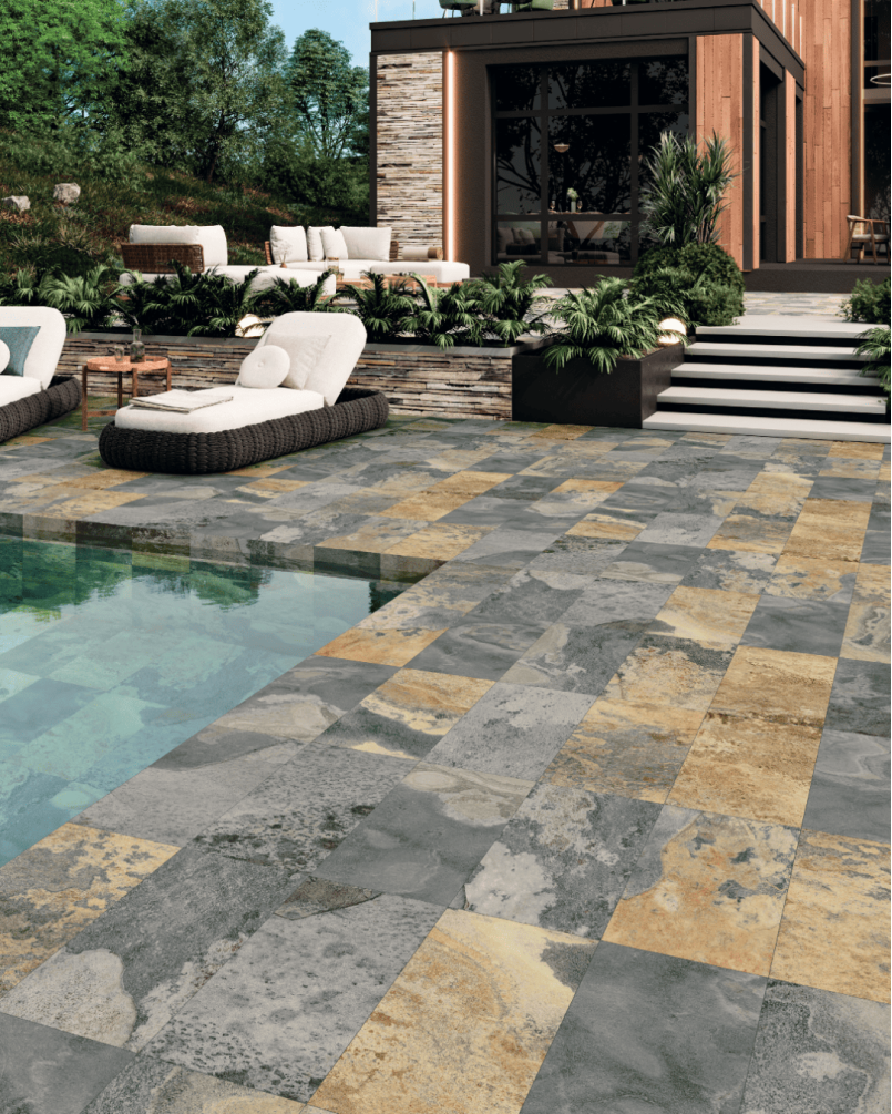 Bali Multicolor 30x60 - Carrelage antidérapant (carton de 1,44 m²)