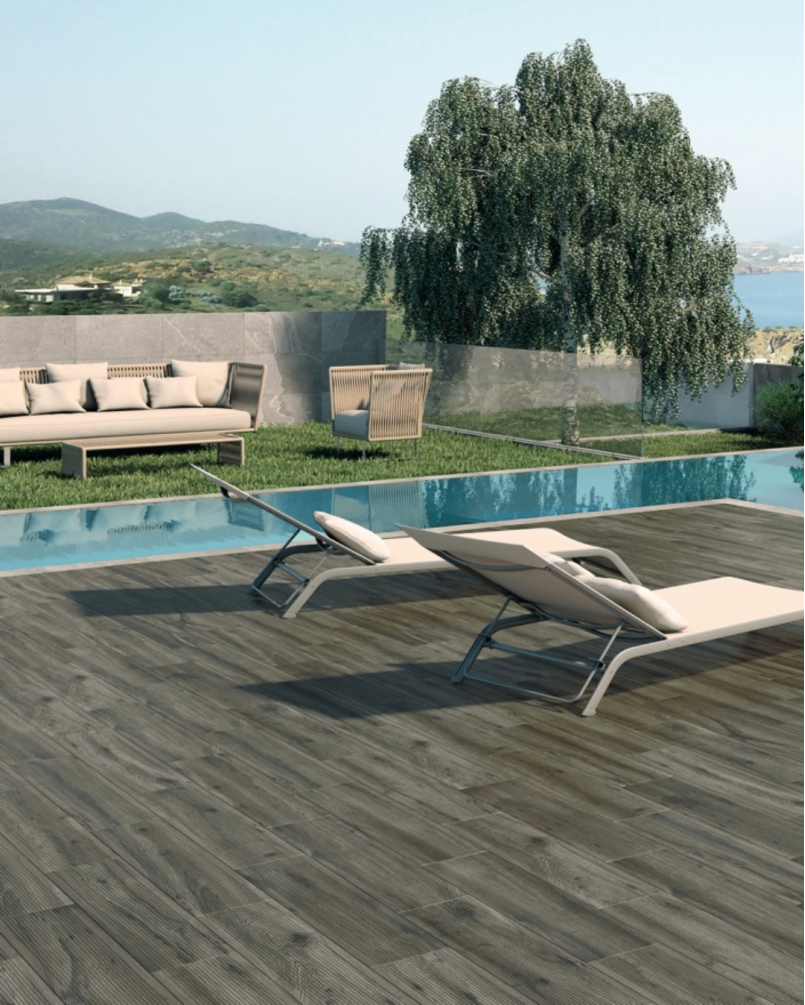 Curia Wengue 22,5x90 antidérapant (carton de 1,22 m²)