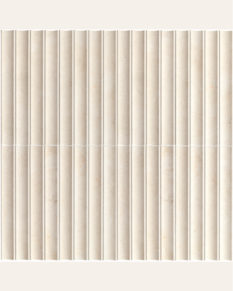Concav Beige 15x30 - Faience style relief (carton de 0,81 m2)