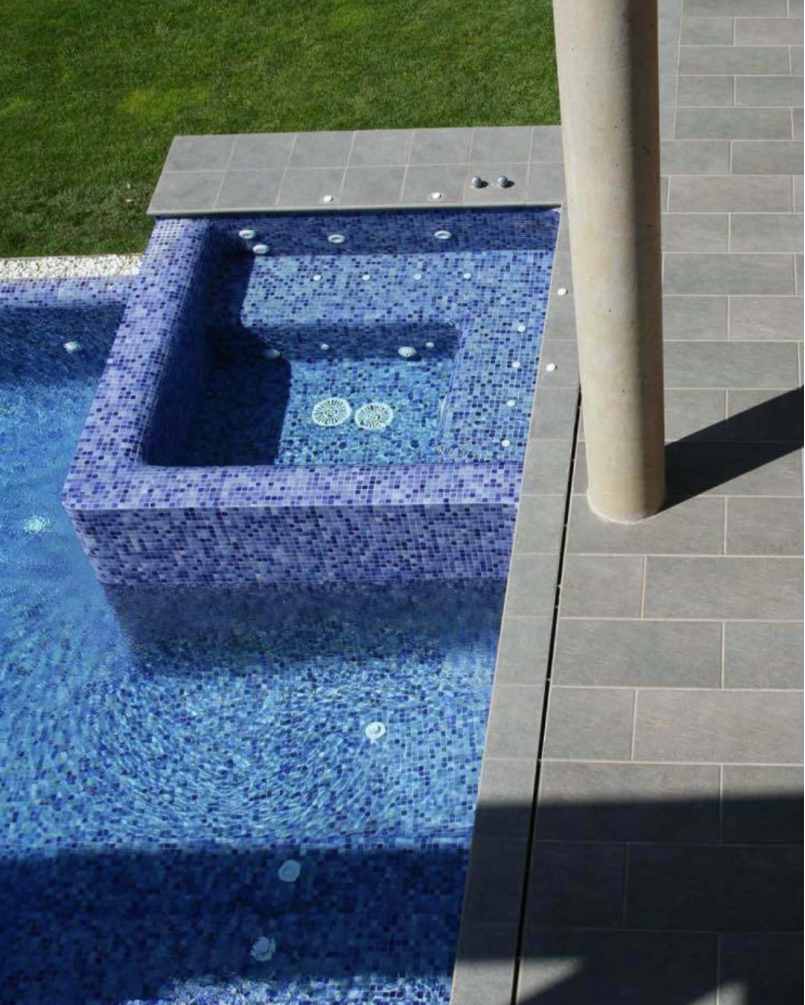 Niebla Fuerte 2,5x2,5 - Mosaïque piscine (carton de 2 m²)