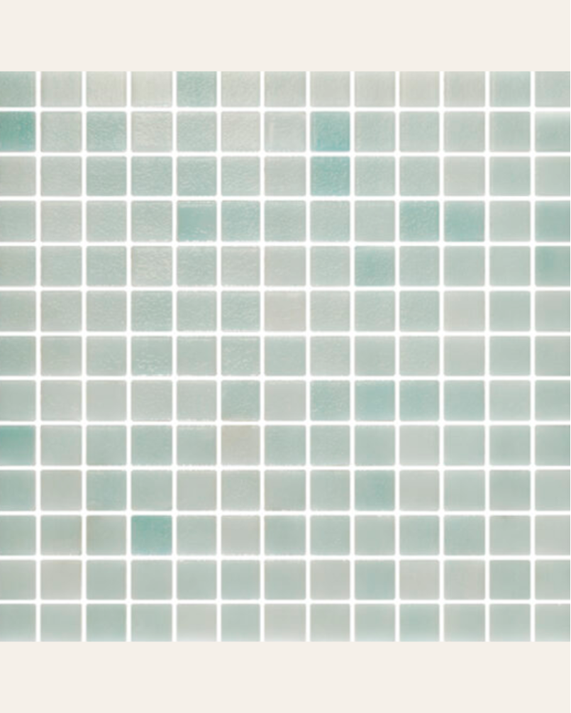 Niebla Menta 2,5x2,5 - Mosaïque pour piscine (carton de 2 m²)