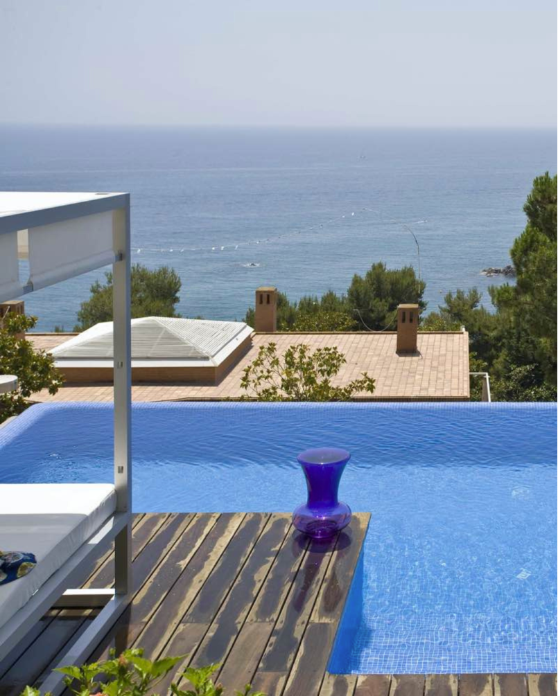 Niebla Azul 2,5x2,5 - Mosaïque antidérapant pour piscine (carton de 2 m²)
