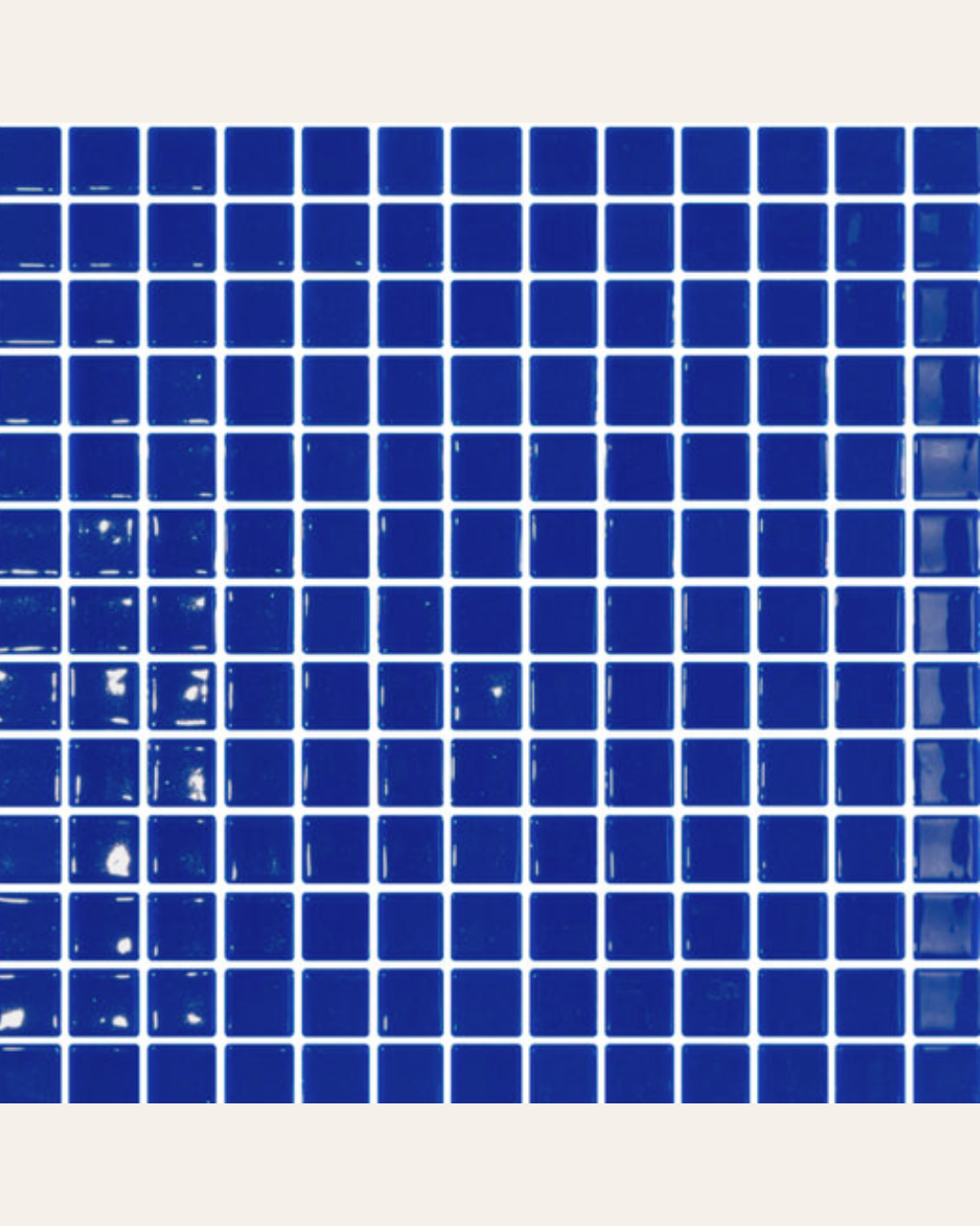 Azul Fuerte 2,5x2,5 - Mosaïque pour piscine (carton de 2 m²)