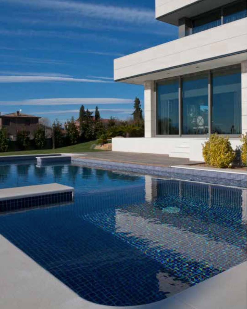 Azul Fuerte 2,5x2,5 - Mosaïque pour piscine (carton de 2 m²)