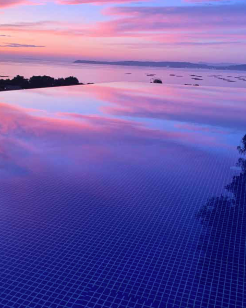Azul Fuerte 2,5x2,5 - Mosaïque pour piscine (carton de 2 m²)