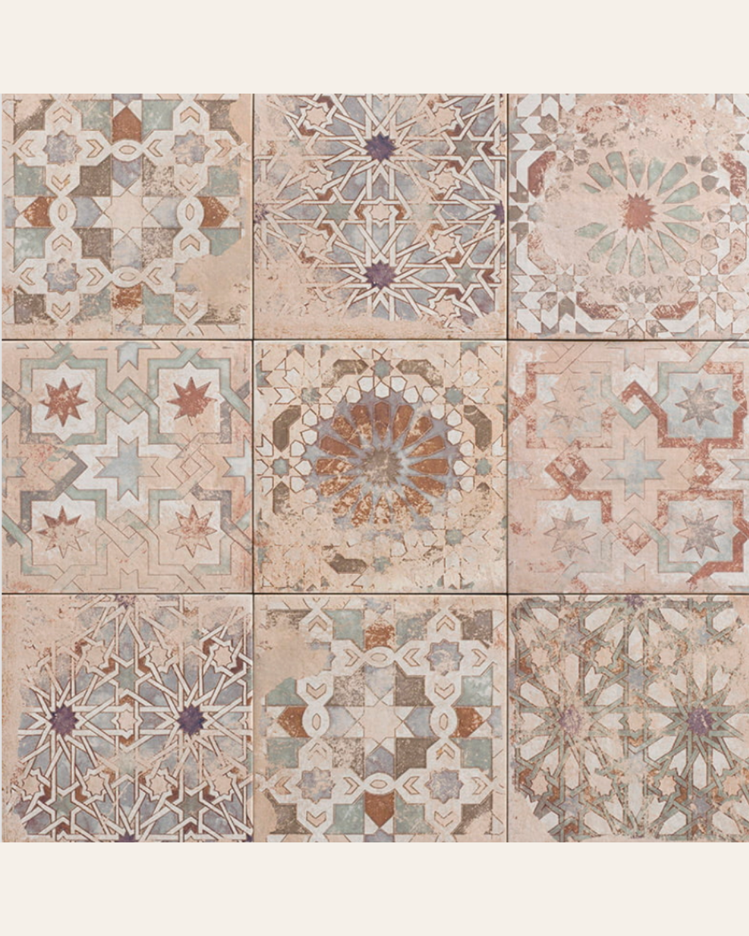 Fussion 20x20 - Carrelage effet vieilli (carton de 1 m²)