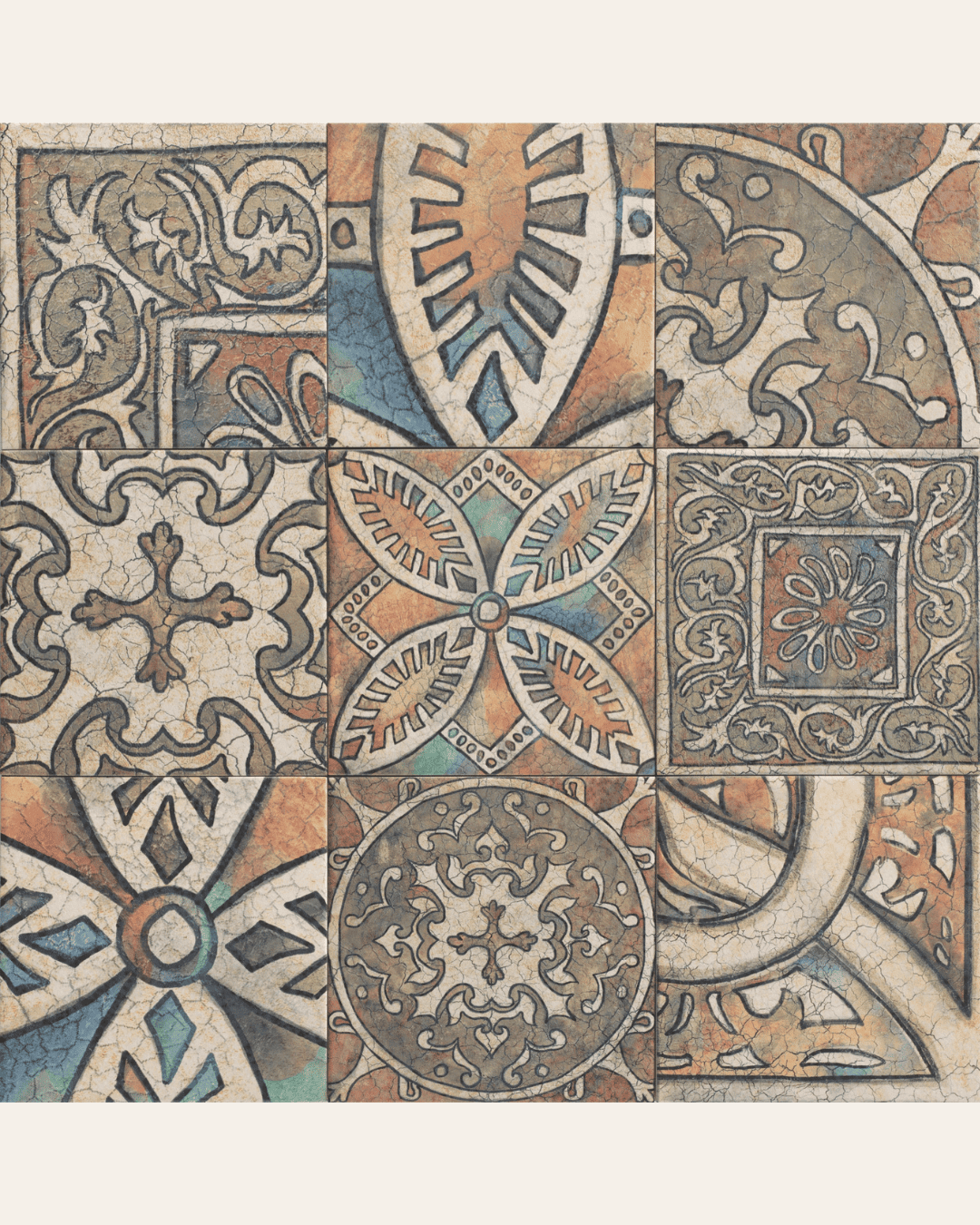 Brave 20x20 - Carrelage style traditionnel (carton de 1 m²)