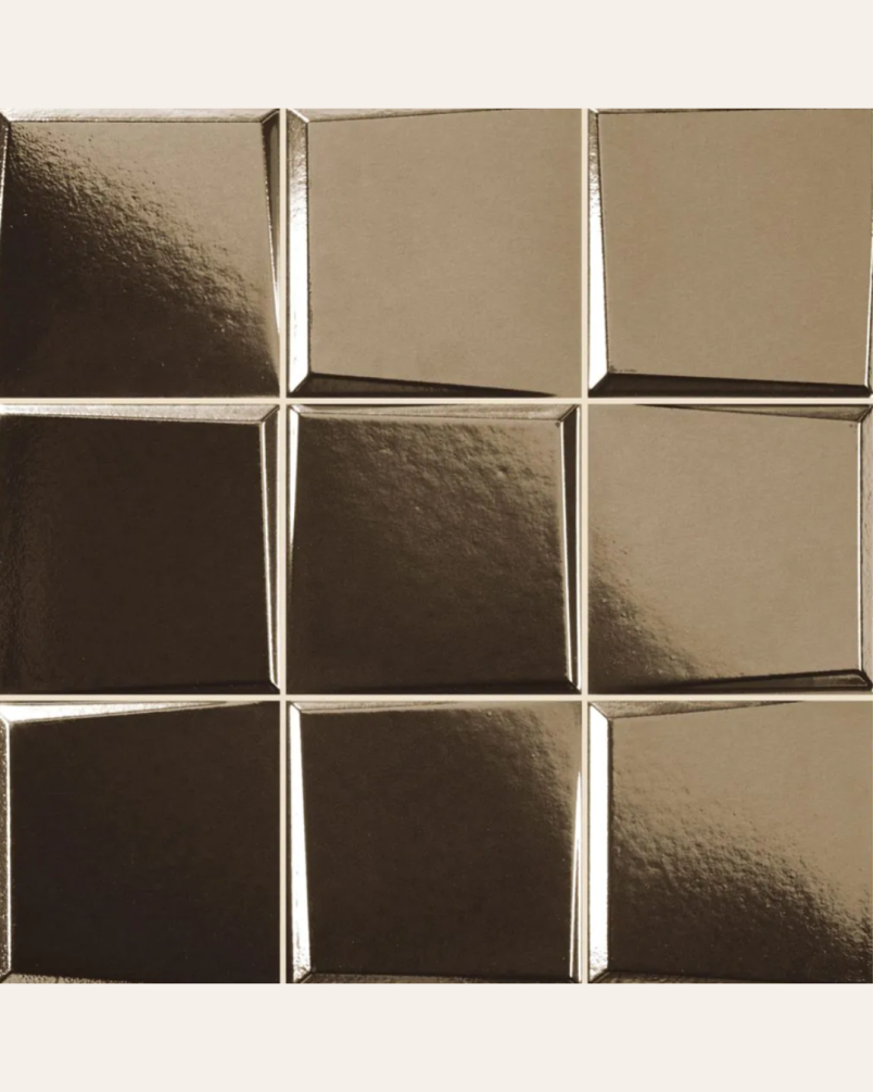 Pattern Oro 33x33 - Faience en relief (carton de 0,78 m2)