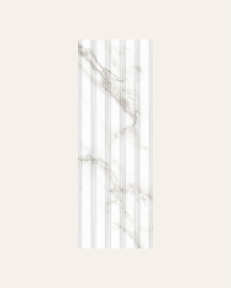 Calacata Cut 30x90 - Carrelage effet marbre (carton de 1,08 m2)