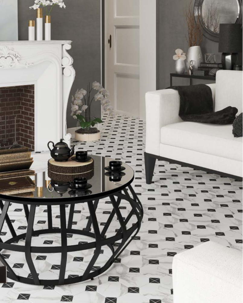 Windsor Octogono 15x15 - Carrelage style octogonal (carton de 0,5 m²)