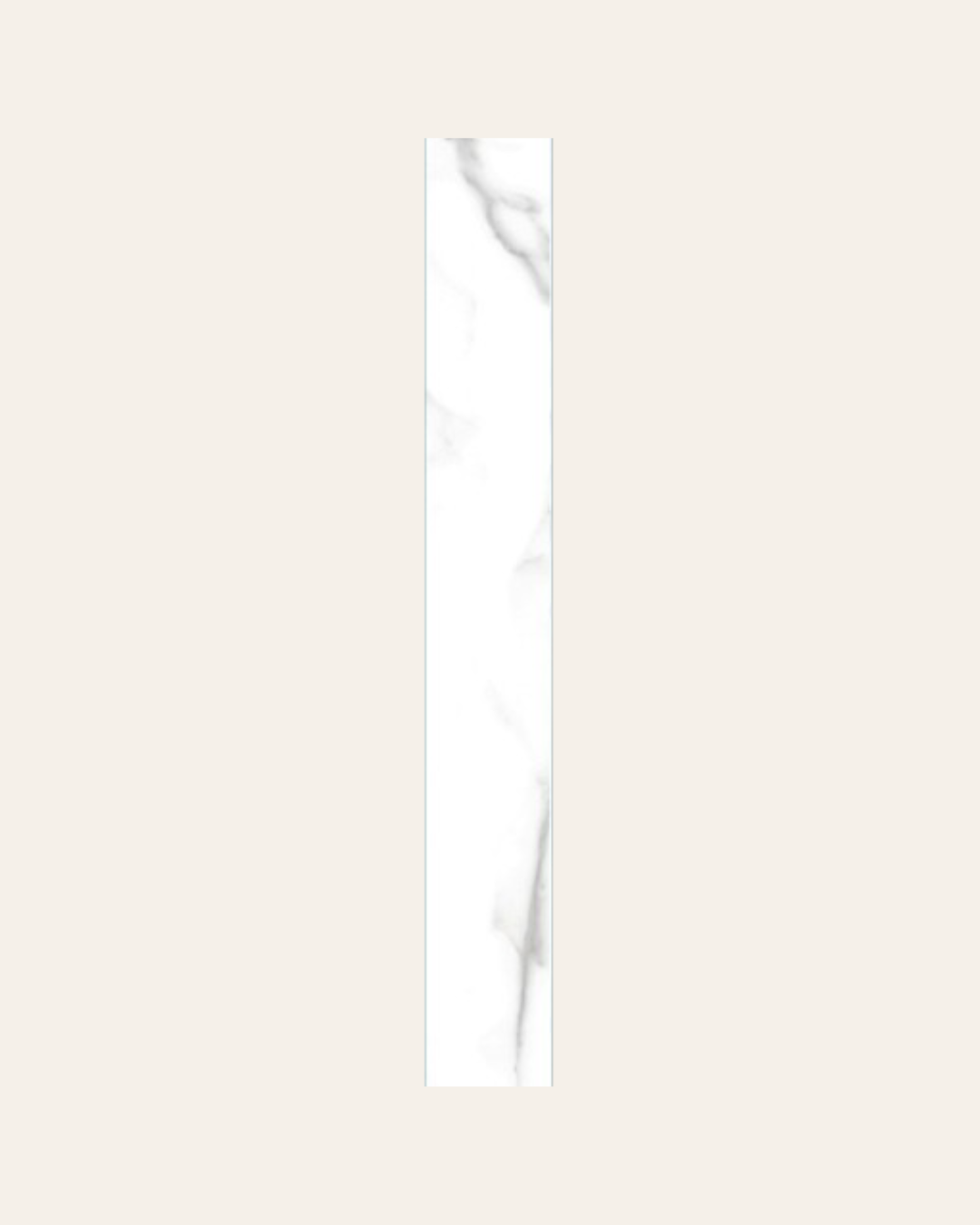 Plinthe Nilo Blanco Poli 8x60 (vendue à l'unité)