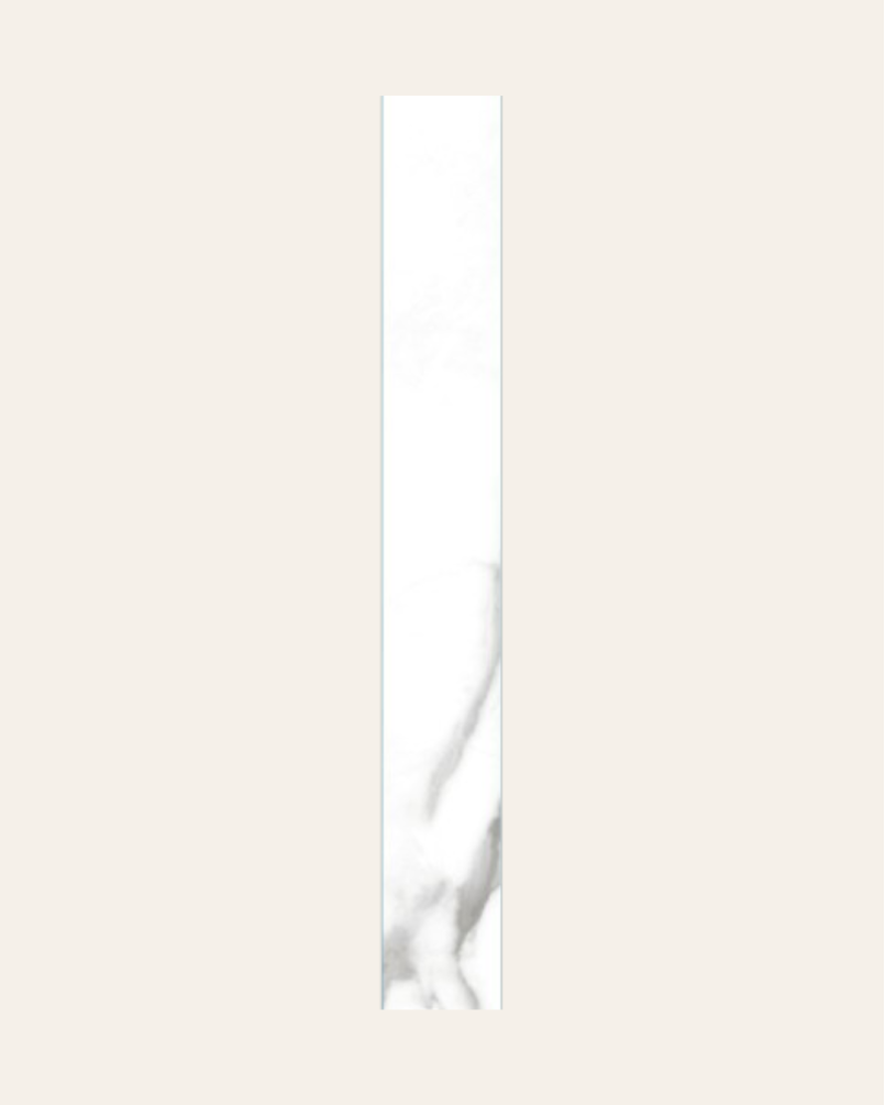Plinthe Nilo Blanco Poli 8x60 (vendue à l'unité)