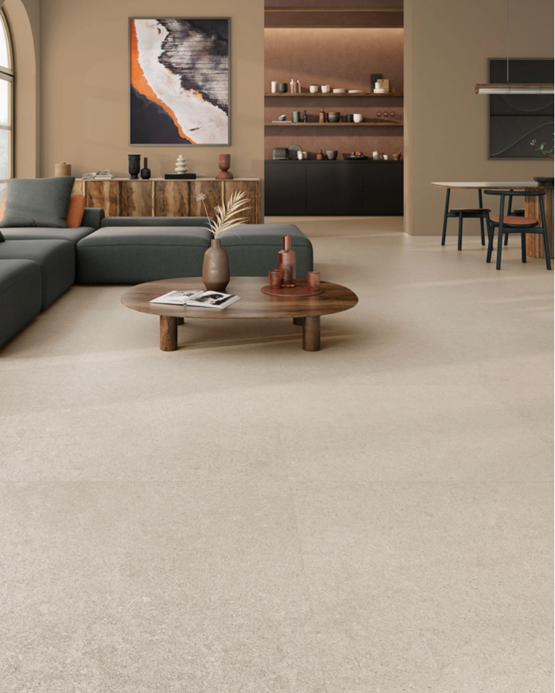 Everest Arena 60x60 - Carrelage antidérapant effet pierre mat (carton de 1,44 m2)