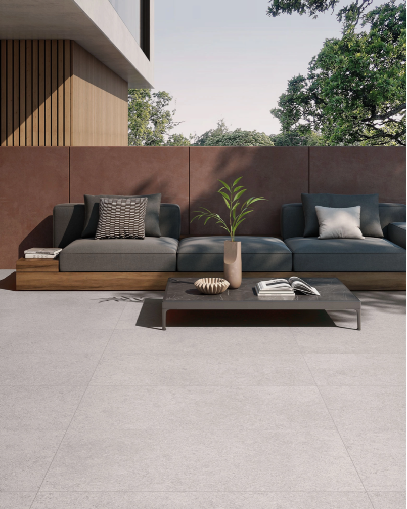 Everest Gris 60x60 - Carrelage antidérapant effet pierre mat (carton de 1,44 m2)