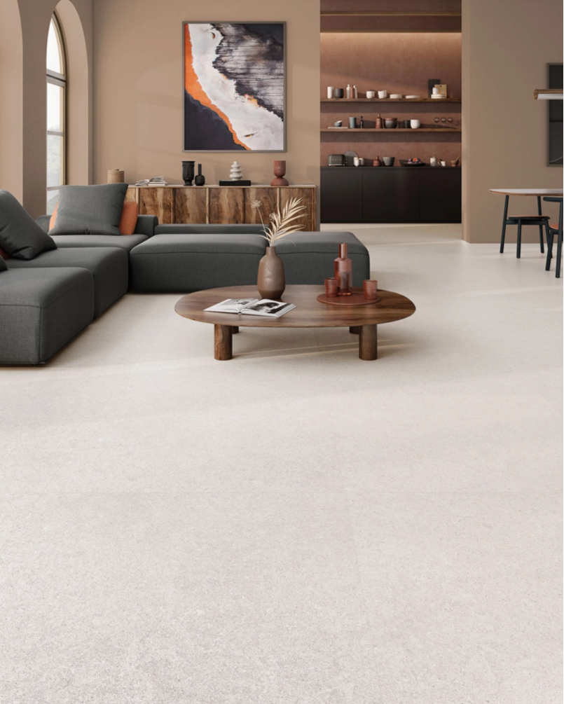 Everest Blanco 60x60 - Carrelage effet pierre mat (carton de 1,44 m2)
