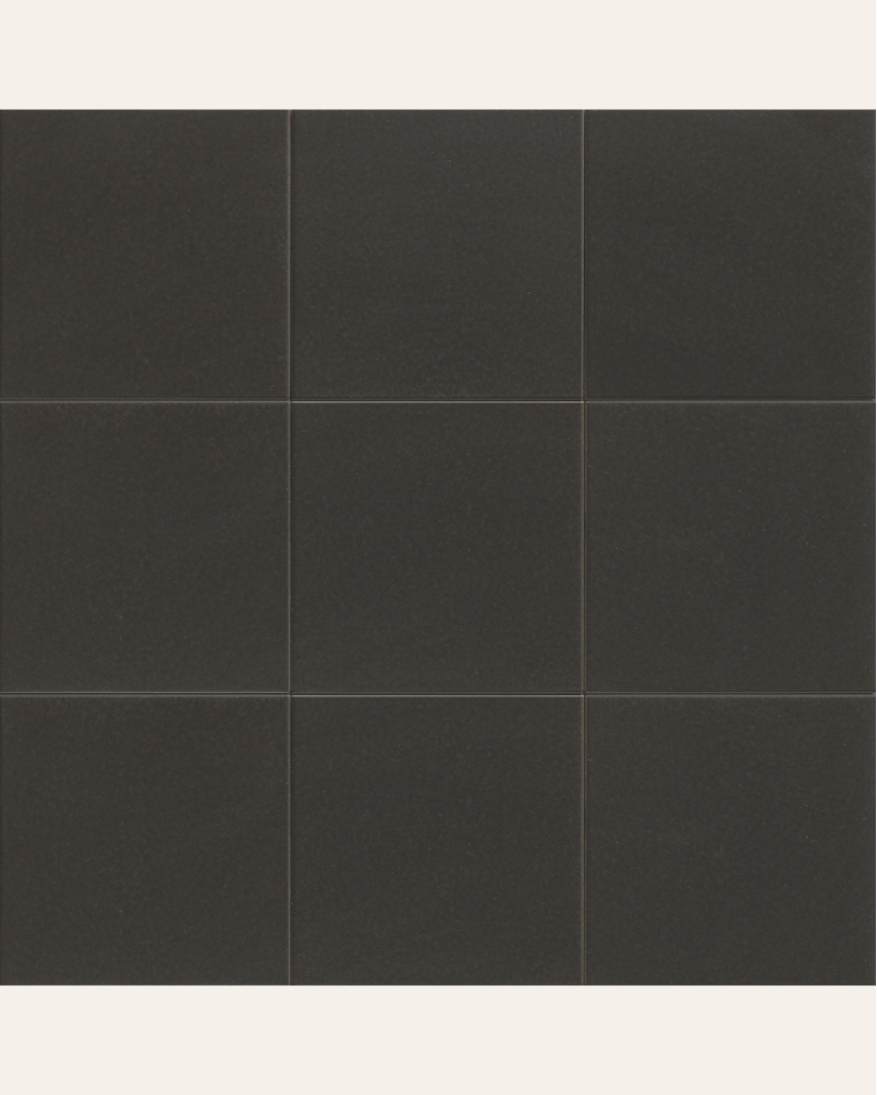 Riga Black 20x20 - Carrelage uni antidérapant (carton de 1 m²)