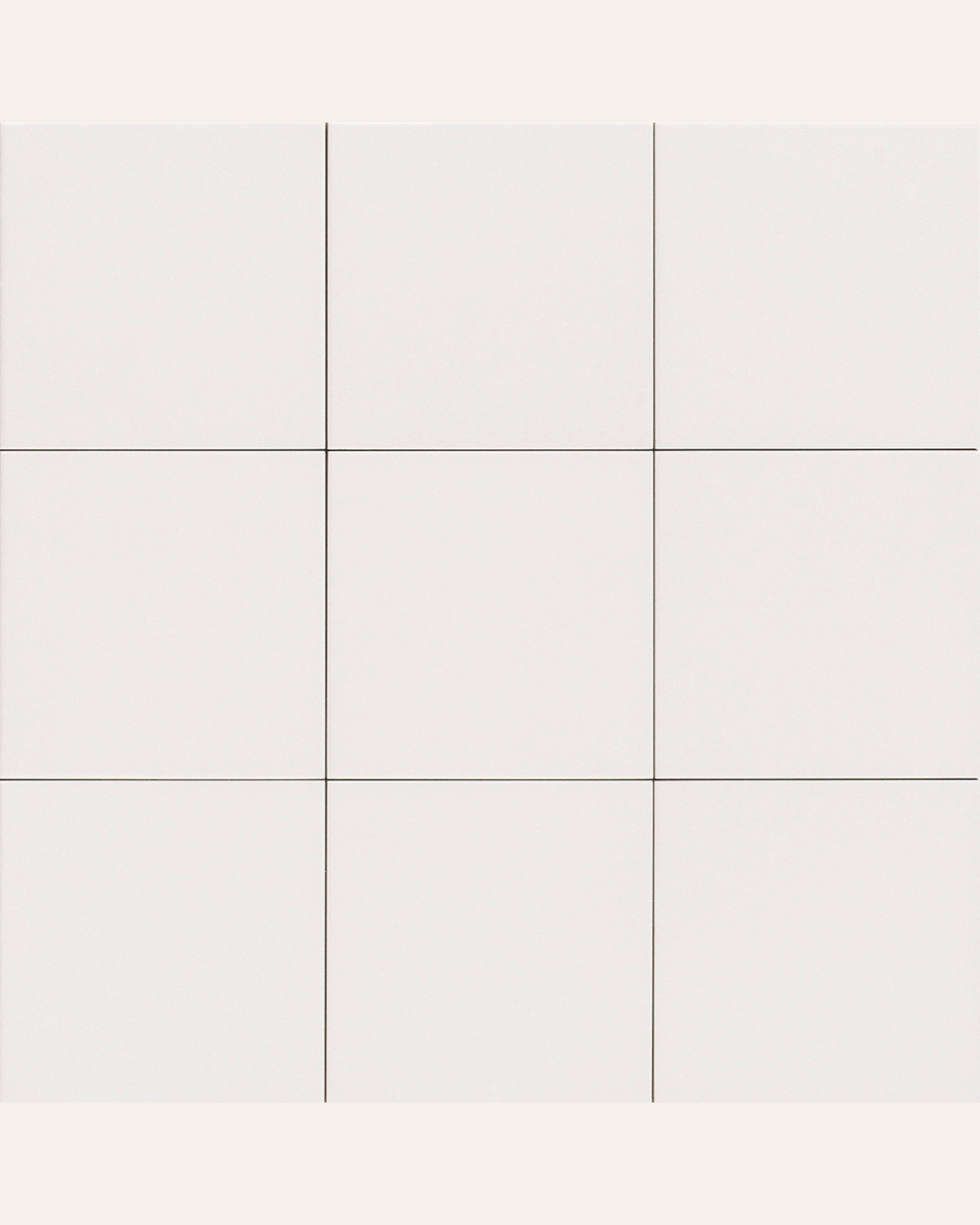 Riga White 20x20 - Carrelage antidérapant uni (carton de 1 m²)