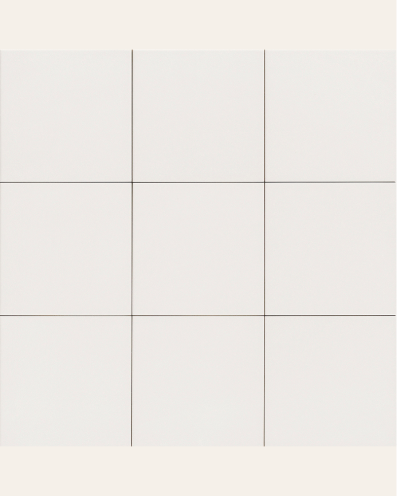Riga White 20x20 - Carrelage antidérapant uni (carton de 1 m²)