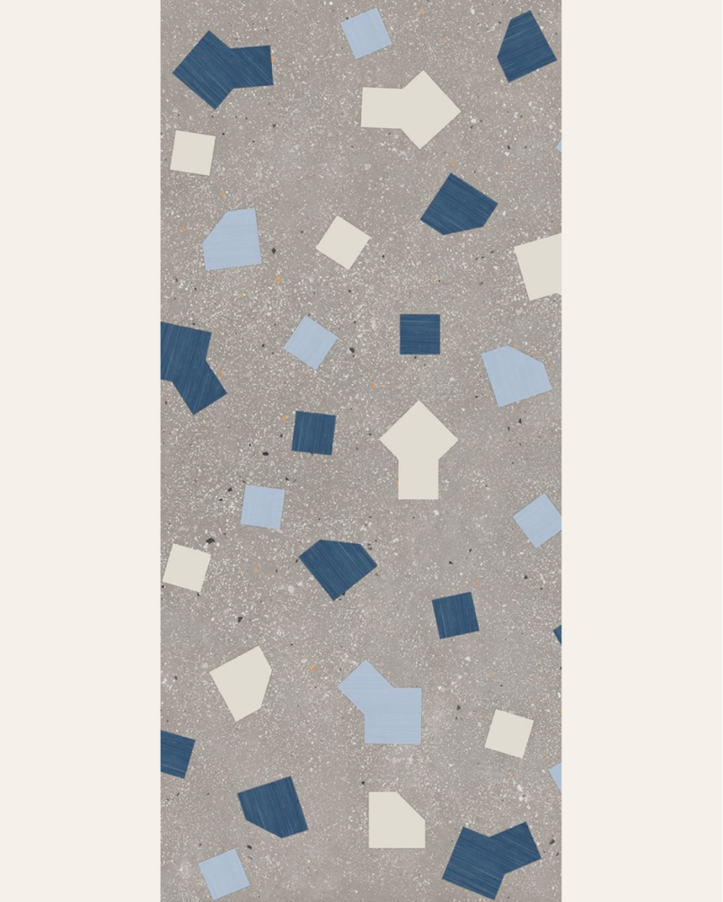 Ricetta Cenere 60x120 - Carrelage effet terrazzo (carton de 1,44 m2)