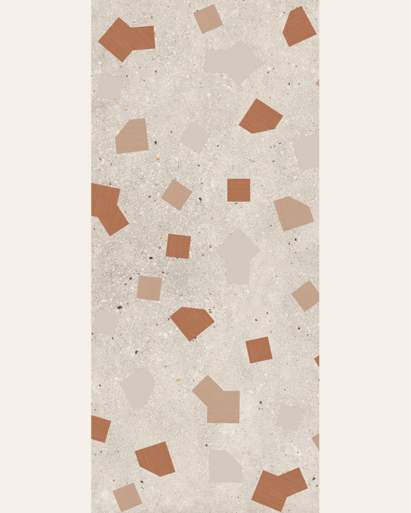 Ricetta Avorio 60x120 - Carrelage effet terrazzo (carton de 1,44 m2)