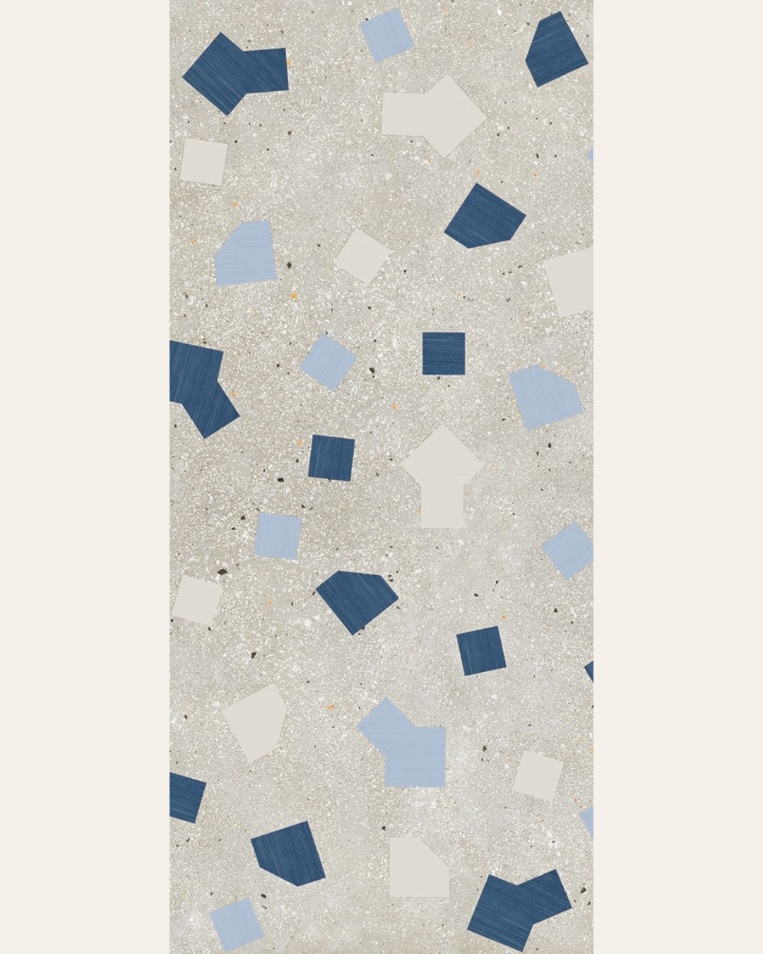 Ricetta Grigio 60x120 - Carrelage effet terrazzo (carton de 1,44 m2)