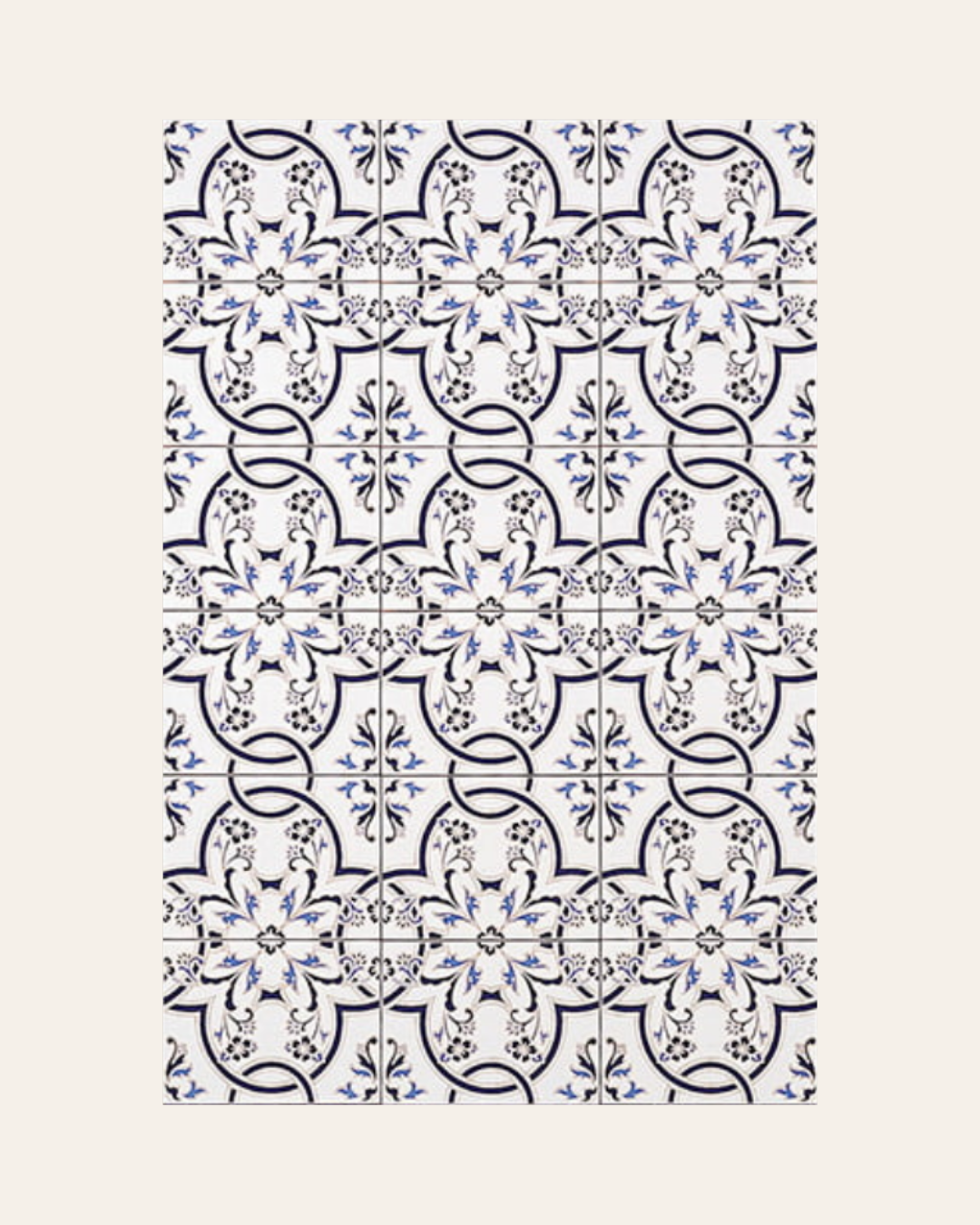 Lusitania Base Decor 15x20 - Carrelage azulejos (carton de 1 m2)