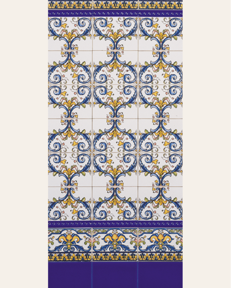 Lucena Base Decor 15x20 - Carrelage azulejos (carton de 1 m2)