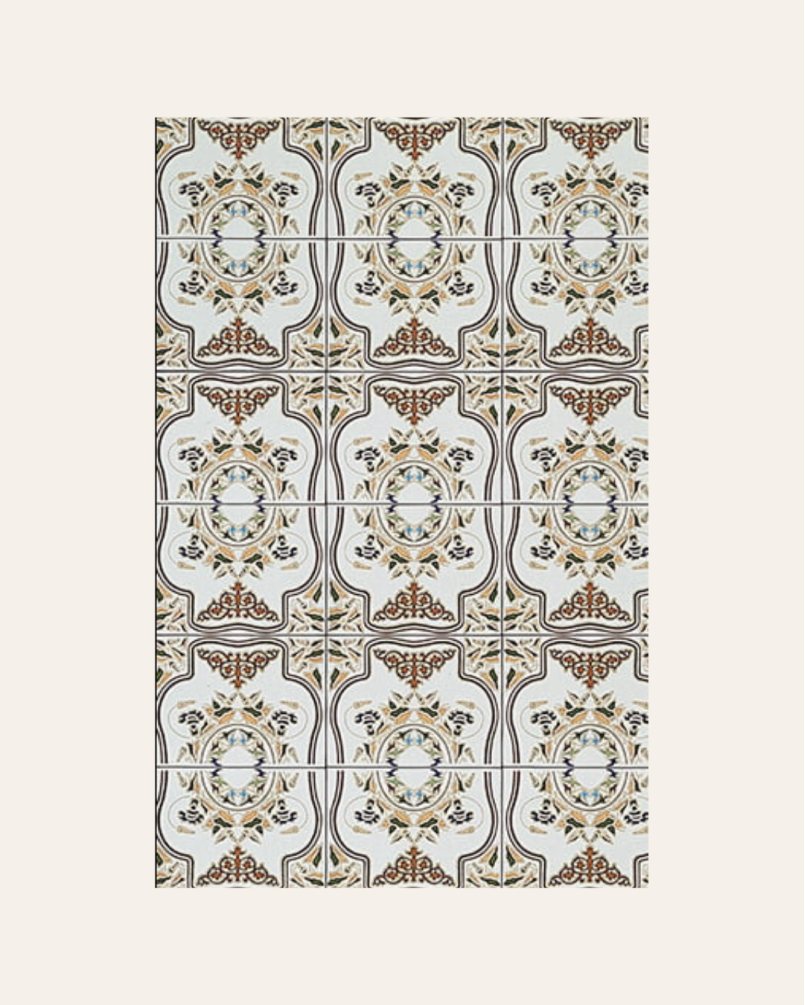 Evora Base Decor 15x20 - Carrelage azulejos (carton de 1 m2)