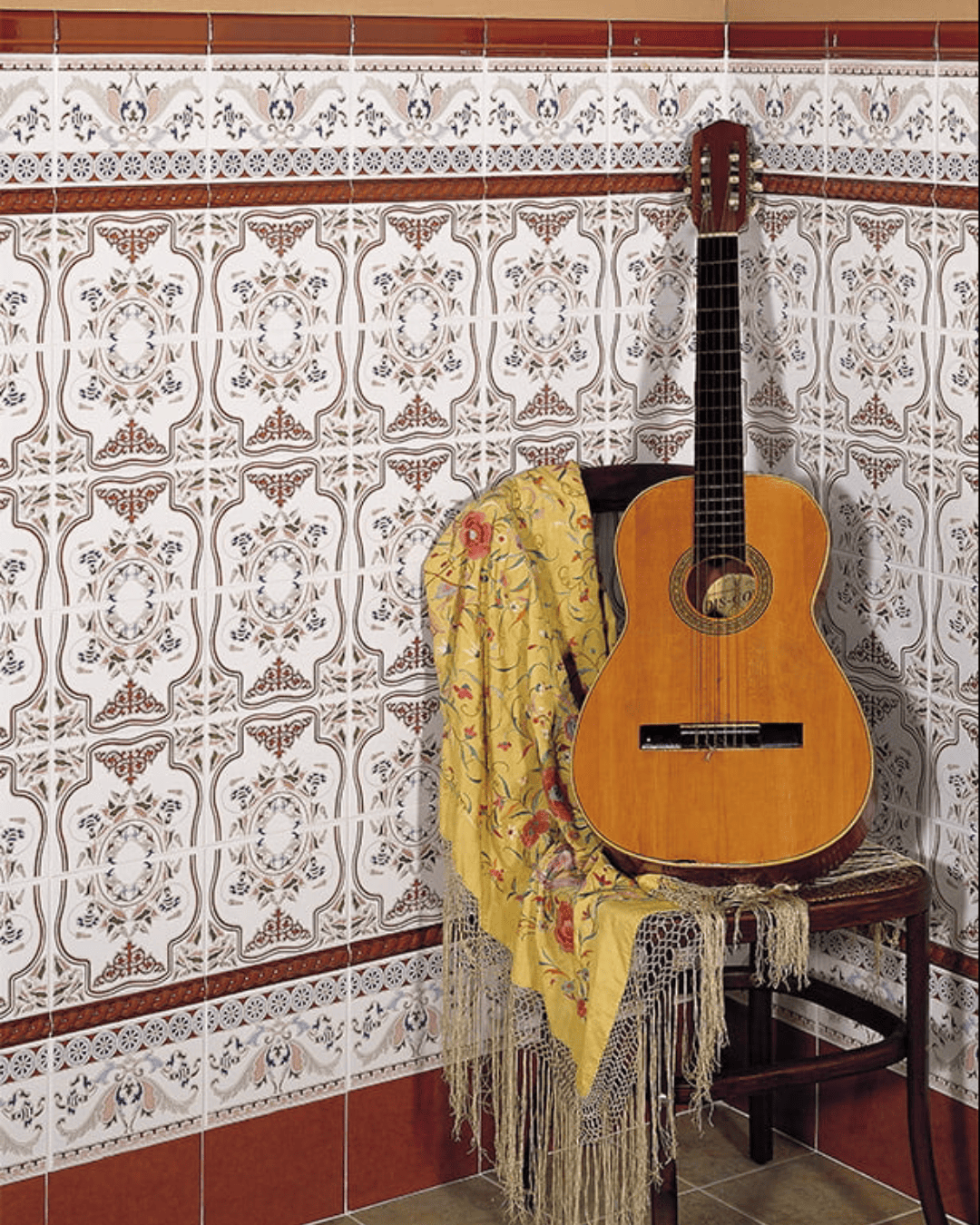 Evora Base Decor 15x20 - Carrelage azulejos (carton de 1 m2)